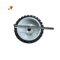 lô cao su tì đai nhám đường kính 200 dày 100 cốt 25