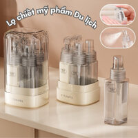 Lọ chiết mỹ phẩm toner dầu gội 35ml hộp chiết 4 bình nhỏ gọn tiện lợi mang đi du lịch