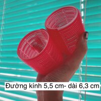 Lô cuốn tóc tự dính hộp 6 cái - 2 lô - 5.5 x 6.3 cm