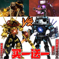 Lỗ Đen Ác Thần Đồng Hồ Đen Người Tương Thích Với Lego War Hư Tổn Titan TV Người Đàn Ông Và Người Vệ Sinh Lắp Ráp Đồ Chơi Trẻ Em