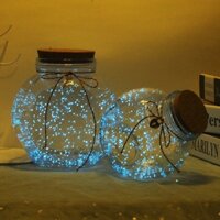 Lọ Điều Ước Bằng Thủy Tinh Dạ Quang Họa Tiết Chim Hạc Sáng Tạo❤10.27❤