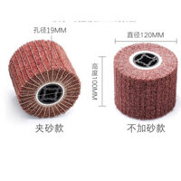 Lô đỏ đánh xước inox có kèm giấy giáp hạt #80 Đức Thông Cơ Khí