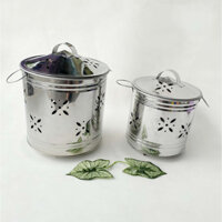 Lò Đốt Tiền Vàng Mã, Giấy Vàng ạc INOX cao cấp, lò sưởi, đủ size, họa tiết đẹp mắt, sử dụng an toàn