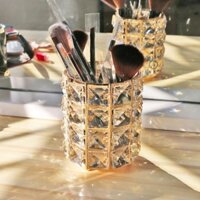 Lọ Đựng Cọ Trang Điểm Pha Lê Cao Cấp Đa Năng