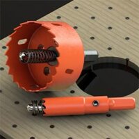 Lỗ dụng cụ mở bảng gỗ đục lỗ lưỡng kim sắt tấm thạch cao nhựa PVC đèn đa năng dụng cụ mở mũi khoan lưỡi cắt sắt hợp kim 305 máy cắt sắt hợp kim Lưỡi cắt sắt