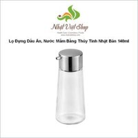 Lọ Đựng Dầu Ăn, Nước Mắm Bằng Thủy Tinh Nhật Bản 140ml