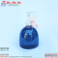 Lọ đựng dầu gội bằng gốm sứ men hỏa biến