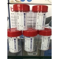 Lọ Đựng Mẫu Bệnh Phẩm Lưu Mẫu Có Nắp Màu Đỏ 55ML Lọ Đựng Phân Lọ Ly Đựng Nước Tiểu LỌ ĐỰNG MẪU CÓ NẮP