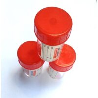 Lọ đựng nước tiểu, lọ đựng mẫu bệnh phẩm có nhãn không thìa gói 100 cái