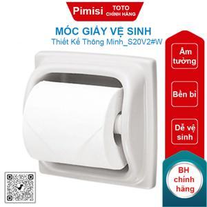 Lô giấy vệ sinh âm tường bằng sứ Toto S20V2