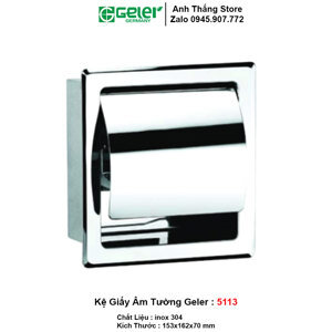 Lô giấy vệ sinh âm tường Geler 5113