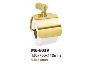 Lô giấy vệ sinh inox 304 BAO M6-603V
