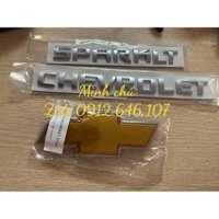 (Lô gô chữ nổi ) Chữ Spark LT, Chữ Chevrolte, Lô gô biểu tượng Matiz 3 Spark