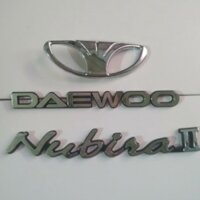 Lộ gô/ logo chữ nổi dán đuôi xe Nubira - Phu tùng XE CỎ