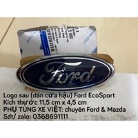 Lô gô sau, biểu tượng chữ Ford trên cánh cửa hậu Ford EcoSport / hàng chính hãng CN15402A16AA