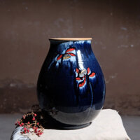 Lọ hoa gốm cao cấp H28cm DK 20cm LH383