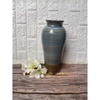 LỌ HOA MEN THỔ CẨM, LỌ ĐÙI DẾ, BÌNH HOA GỐM SỨ BÁT TRÀNG