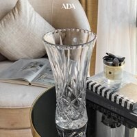 Lọ hoa pha lê Christie bó mạ cỏ tia 30cm