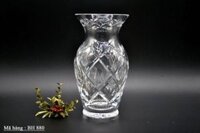 Lọ hoa pha lê cổ điển thương hiệu cao cấp Waterford.