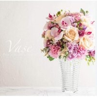 Lọ Hoa Pha Lê IRRIS, Bình Hoa Pha Lê Cao Cấp, Sz 28cm, BH 12Tháng