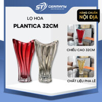 Lọ hoa Plantica nội địa Đức cao 32cm đa dạng màu, bình hoa pha lê cao cấp GermanySnT