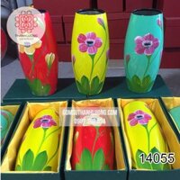 Lọ Hoa Sơn Mài Inlogo Bát Tràng Cao 33cm – 14055