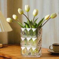 Lọ hoa thủy tinh để bàn hình chữ nhật