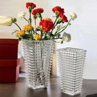 Lọ hoa thủy tinh/ Lọ LUXURY VUÔNG cắm hoa, decor sự kiện