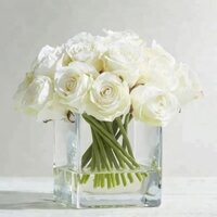 Lọ hoa thủy tinh/ trụ VUÔNG cắm hoa, trang trí sự kiện, trồng thủy sinh decor nhà kt 10x15