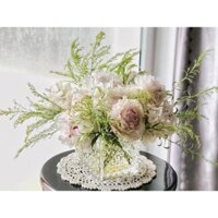 Lọ hoa thủy tinh vuông - bình hoa thủy tinh trụ vuông
