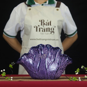 Lọ hoa trắng Bát Tràng LH09