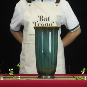 Lọ hoa trắng Bát Tràng LH12