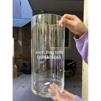 Lọ hoa/ trụ TRÒN Đường kính 15cm/ thủy tinh cắm hoa, nuôi cá, trồng thủy tinh nhiều size to