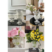 Lọ Hoa,bình hoa pha lê Bohemia Dòng cổ điển Antique - Thương Hiệu Pha Lê Số 1 Tiệp Khắc