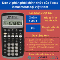 [Lô mới nhất 06.24] Máy tính tài chính BA II Plus Fullbox, mẫu mới nhất