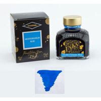 Lọ mực bút máy Diamine  Anh Quốc, Lọ Mực Diamine Mediterranean Blue 80ml