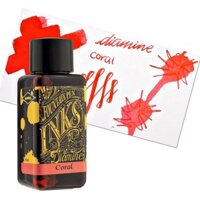 Lọ mực bút máy Diamine  Anh Quốc, Lọ Mực Diamine Coral 30ml