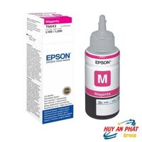 Lọ Mực Epson T6643 Màu Đỏ – Cho máy in L110/ L120/ L220/ L300/ L310/ L360/ L365/ L1300