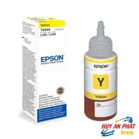 Lọ Mực Epson T6644 Màu Vàng – Cho máy in L110/ L120/ L220/ L300/ L310/ L360/ L365/ L1300