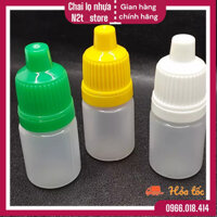 Lọ nhựa rỗng 5ml (combo 100 lọ) đựng nước nhỏ mắt bao gồm nắp có garanti [VIDEO] , Combo 100 Chai nhựa 5ml đựng mực