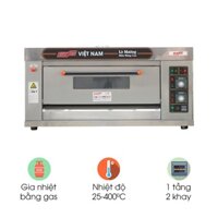 Lò nướng 1 tầng 2 khay dùng gas HLY-102 hàng nhập khẩu (Gía bán chưa bao gồm phí Newsun vận chuyển)