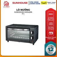 Lò nướng 10L SUNHOUSE SHD4206 - Hàng Chính Hãng Bảo Hành 24 Tháng