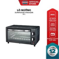 Lò Nướng 10L SUNHOUSE SHD4206 - Bảo hành 12 tháng chính hãng