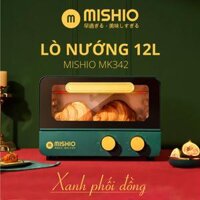 Lò Nướng 12L Mishio MK342 Xanh Phối Đồng