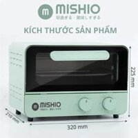 Lò Nướng 12L Mishio MK342 Xanh Mint
