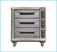 Lò nướng 3 tầng 6 khay Berjaya BJY-E20KW-3BD dùng điện