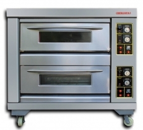 Lò nướng bánh 2 tầng 40Kg BJY-G120-2BD dùng gas
