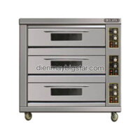 Lò nướng bánh Berjaya 3 tầng 6 khay gas