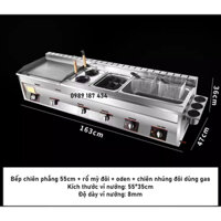 Lò nướng bánh. Lò nướng bánh đa chức năng bằng gas. Mì lạnh Teppanyaki chảo rán tất cả trong một