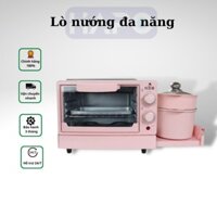 Lò Nướng Bánh Mỳ Saylay 12L, Bếp Nướng Đa Năng 3in1 Lò Vi Sóng Nấu Rán Siêu Tiện Dụng, Máy Nướng Bánh Cao Cấp